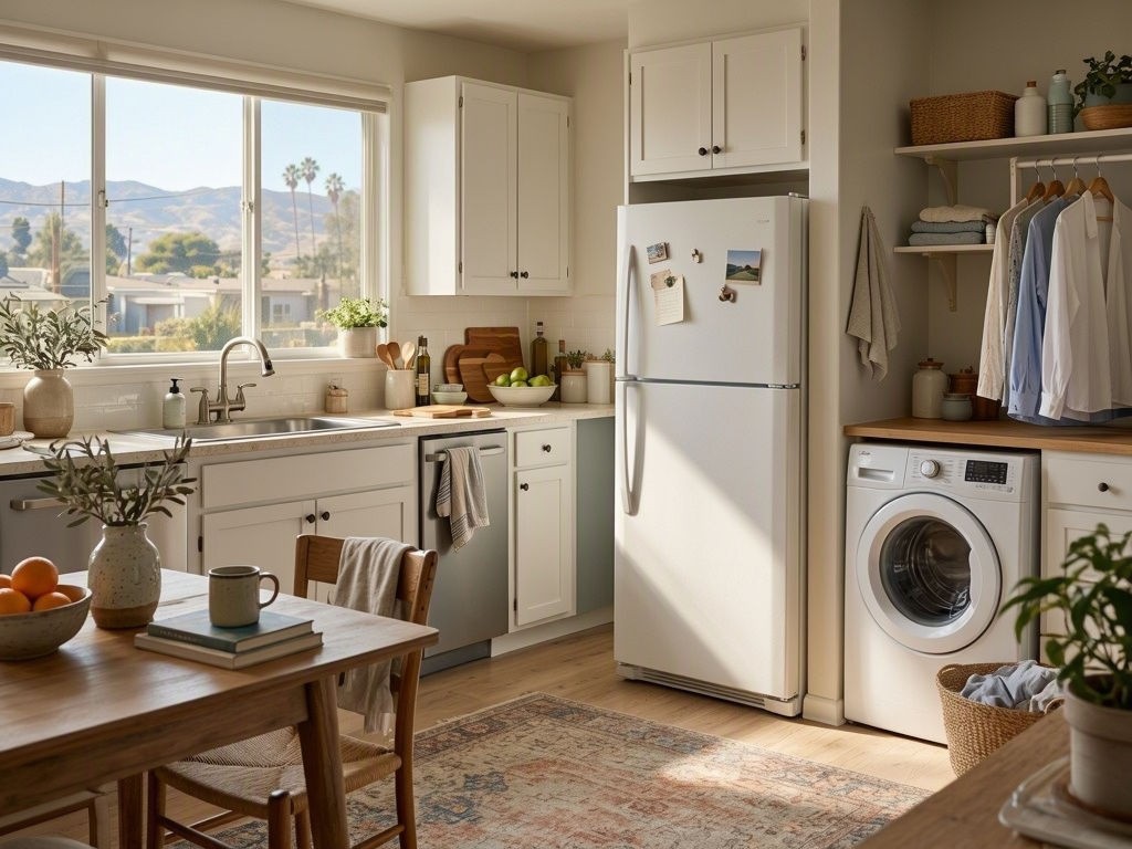 Illustration of appliance repair in Canoga Park, not a photo of a listed shop